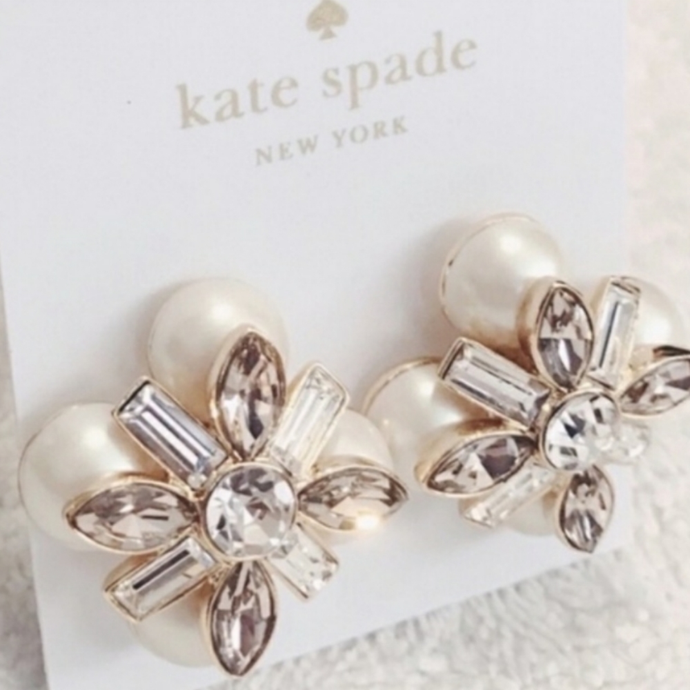 KATE SPADE 'COCKTAILS AND CONVERSATION' STUD EARRINGS.